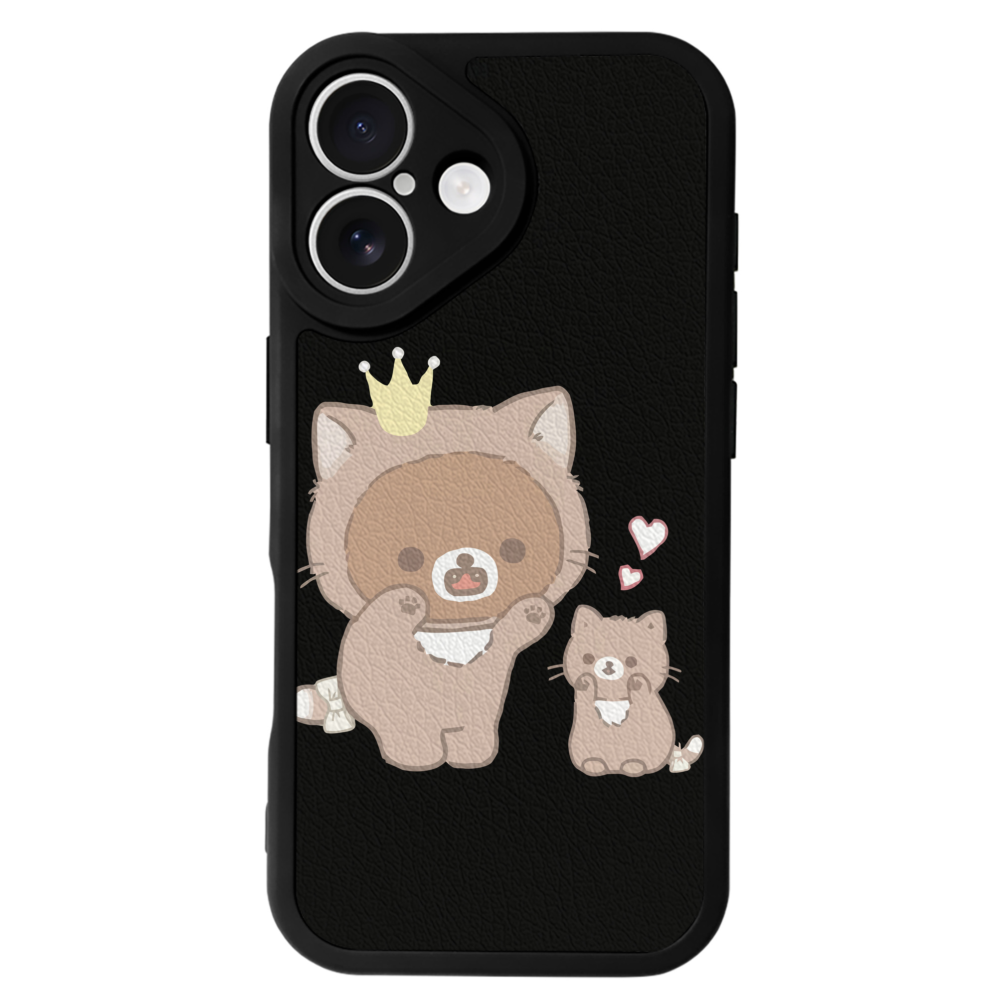 （画像用） リラックマ リラックマ キイロイトリ Rilakkuma Korilakkuma Kiiroitori 【iPhone 16シリーズ対応】シリコンスマホケース（レザー調） 材質：シリコン